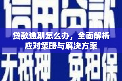 南通贷款逾期怎么办，全面解析应对策略与解决方案